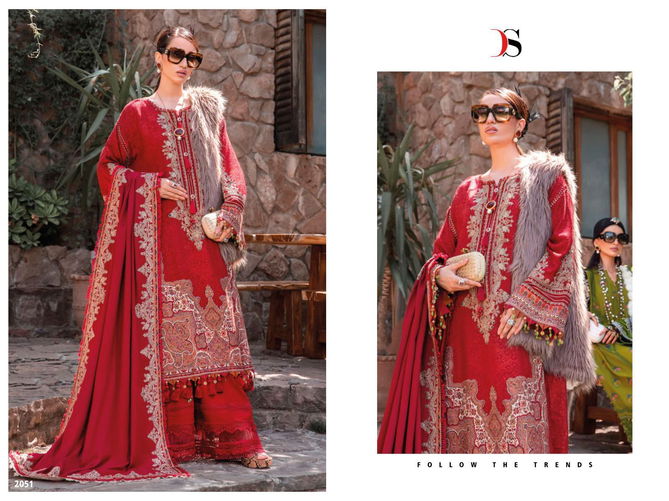 Maria b embroidered lawn  23 by Deepsy Suits Cotton Salwar Suits Catalog